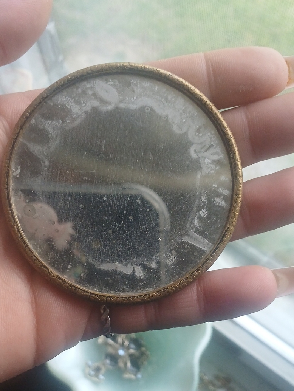 1920s Compact Mirror - Picture 2 of 2
